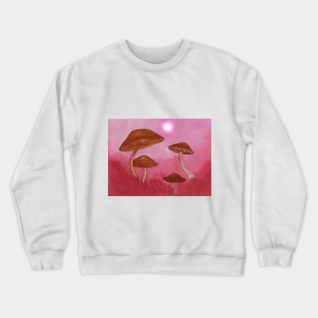 sentimental mushroom Crewneck Sweatshirt by loonerhaze